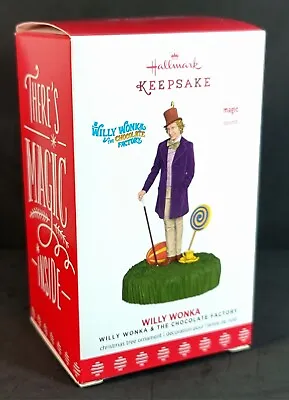 Willy Wonka & The Chocolate Factory 2017 Hallmark Magic Keepsake Ornament Boxed • £86.77