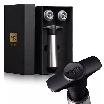 Vacu Vin Wine Saver Stainless Steel Gift Box - Keep Your Wine Fresh And Delig... • $42.86