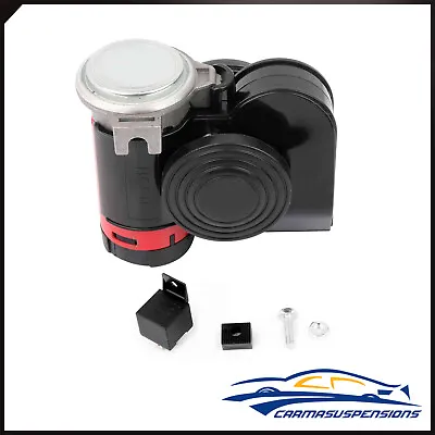 Super Loud Dual Tone Compact Air Horn Kit 12V 130DB For Motorcycle Car Truck SUV • $18.45