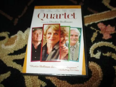 Quartet Dvd 2013 Anchor Bay Dustin Hoffman Brand New Factory Sealed Maggie Smith • $9.75