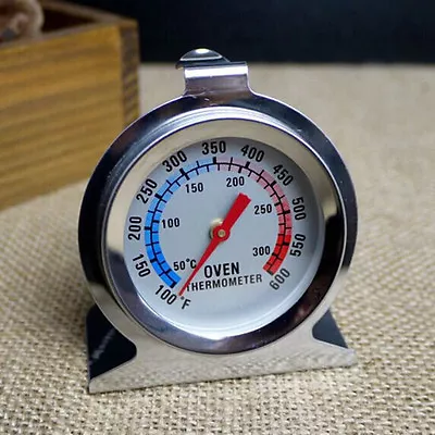 Oven Cooker Thermometer Temperature Gauge Stainless Steel 300/600ºF Kitchens BA2 • $6.22