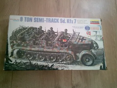 L250 Lindberg Model Kit 1403 - 8 Ton Semi Track Sd Kfz 7 • £10.50