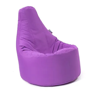 Large Bean Bag Gamer Seat Beanbag Adult Outdoor Gaming Garden Big Chair Purple • £39.95