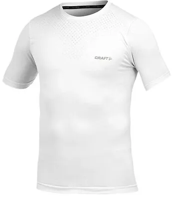 B-ware Craft Cool Seamless SS Men's Base Layer Size S / 4 White • £16.75