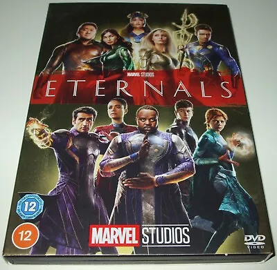 Eternals DVD 2021 Marvel Superhero Film/Movie & LTD SLEEVE Phase Four 4 • £7.99