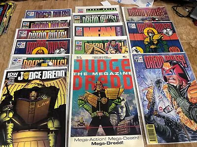 Judge Dredd  Rules Flewtway Quality Idw Lot Of 14 Comics • $10.50