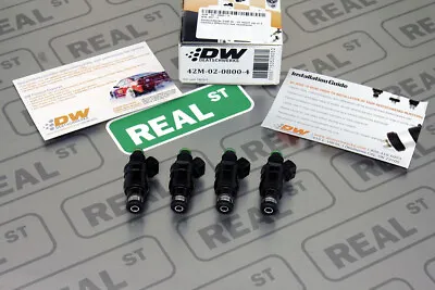 DeatschWerks 800cc Low Impedance Injectors Set DSM 95-99 Evo 8 9 03-06 4G63T • $349