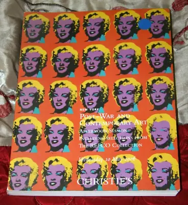 Christie's Auction Catalog Andy Warhol Marilyn Monroe Cover May 2006 Refco • $50