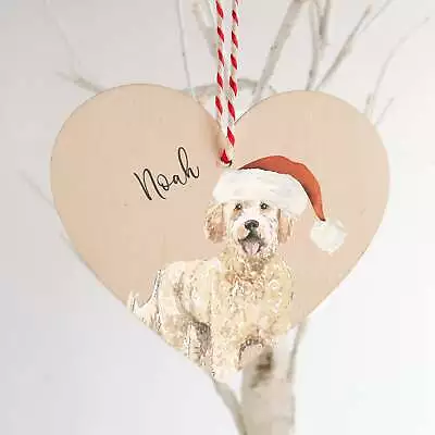 Golden Doodle Dog Gift - Christmas Ornament - Dog Owner Gift - Christmas Dog Dec • £9.99