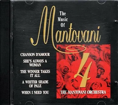 $9 • Buy The Music Of Mantovani 4 ~ Mantovani And His Orchestra ~ Pop ~ CD ~ Good