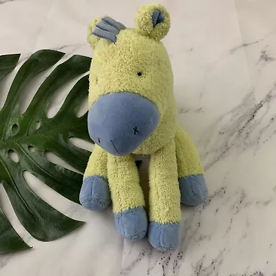 Pottery Barn Kids Gund Plush Horse Stuffed Animal Green Blue Large Floppy • $18.39