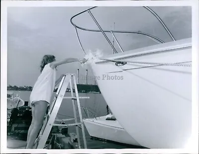 1970 Mayan Yacht Company Weaver Tripp Photographer Ship Water Lady 6X8 Photo • $24.99