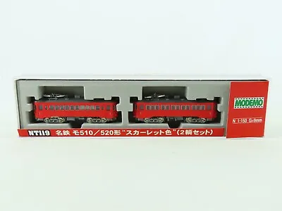 N 1:150 Scale Modemo NT119 Meitetsu Type Mo 510/520 EMU 2-Unit Electric Rail Car • $119.95