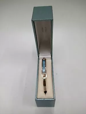 Kit Heath 925 Sterling Silver Blue Mother Of Pearl  Bangle In Presentation Box • £9.99