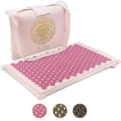 Ajna Acupressure Mat For Massage - Natural Organic Linen Cotton Acupuncture M... • $25