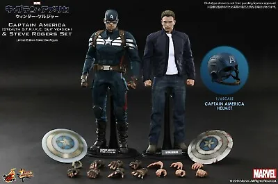 Hot Toys MMS243 Captain America Winter Soldier Captain America & Steve Rogers • $999