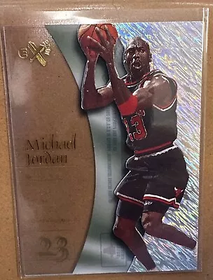 Michael Jordan 1998 Skybox E-X 2001 Basketball #9 Acetate Chicago Bulls • $54.99