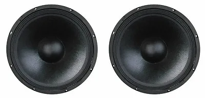 NEW (2) 15  SubWoofer Speakers.8ohm PA Woofer Pair. Replacement.Bass Cabinet Pro • $99