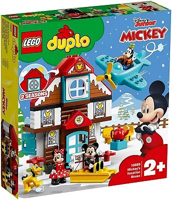 Lego Disney Duplo 10889 MICKEY'S VACATION HOUSE Minnie Pluto Goofy NEW SEALED! • $151.99