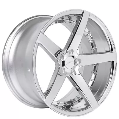 20  Staggered Ac Wheels Ac02 Chrome Extreme Concave Rims And Tires Package • $2398