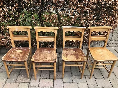 VINTAGE CHAPEL / CHURCH PEW CHAIRS. Delivery Possible. Kitchen Dining. • £35