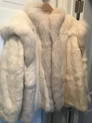 Vintage 100% Rabbit Fur Coat Made In Korea • $125