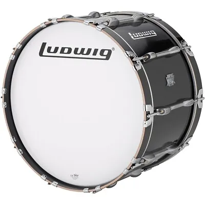 Ludwig Ultimate Marching Bass Drum - Black 30 In. LN • $911.68