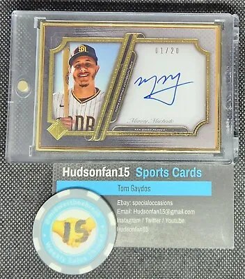 Manny Machado 2021 Topps Transcendent #TCAV-MMA 1/20 Auto San Diego Padres • $79.99