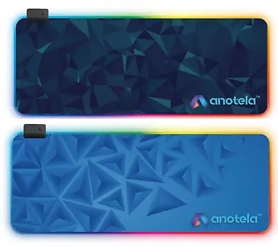 Anotela Blue XXL Oversized RGB LED Gaming Mouse Pad 32x12 Inch - 800x300x4mm • $15.99