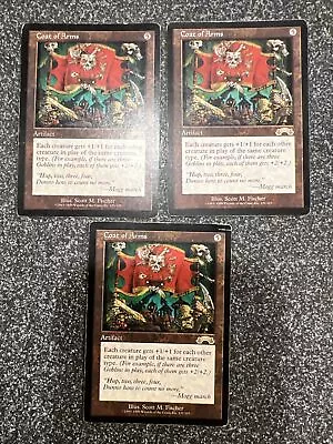 Lot Of 3 MTG Coat Of Arms Exodus 131/143 Rare • $75