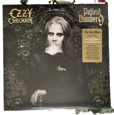 Ozzy Osbourne Crystal Violet Vinyl  Patient Number 9  Usa  Dbl  Lp • £42.99