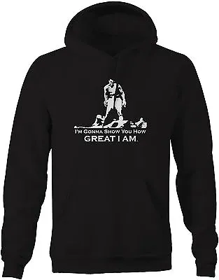 $39.95 • Buy Hoodie Men -Muhammad Ali I'm Gonna Show You Boxing Quote
