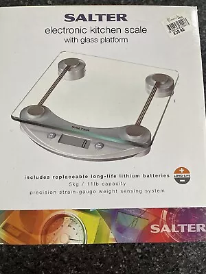 Salter Digital Kitchen Scales 5kg • £5