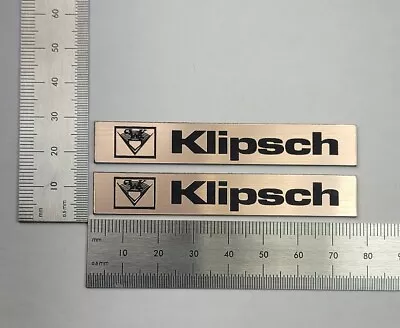 Klipsch Badge Logo Emblem Copper Color Pair Speaker • $17.95