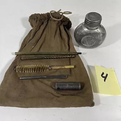 Finnish M 39 Mosin Nagant Original WWII Field Cleaning Kit & Bottle M28 M39 HTF • $19.99