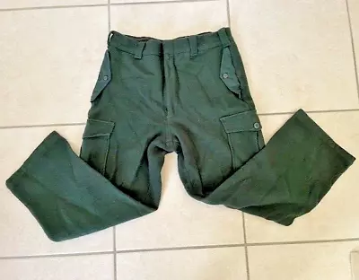Vintage Mens Woolrich Classic Wool Hunting Outdoors Pants Green Sz 38 • $29.75