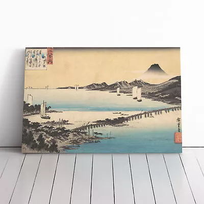 £24.95 • Buy Hiroshige Japanese Asian No.38 Canvas Print Wall Art Framed Large Picture