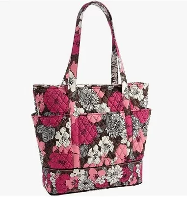 Vera Bradley Go Round Tote In Mocha Rouge • $49.99