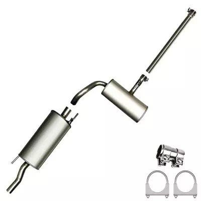 Stainless Steel Resonator Muffler Exhaust System Fits: 1997-1999 VW Cabrio 2.0L • $196.74