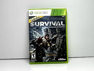 Cabela's Survival: Shadows Of Katmai Xbox 360 CIB Complete Tested & Working • $9.99