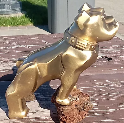 Vintage Gold Mack Truck RAT ROD Bulldog Hood Ornament Patent 87931 • $55