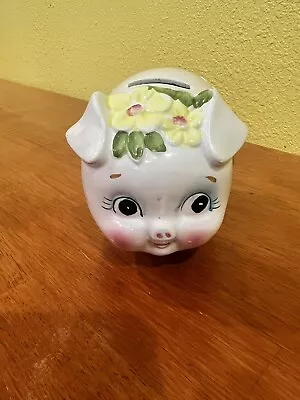 Smaller Vintage Ceramic Piggy Bank Japan • $11.99