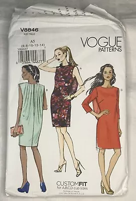 Vogue 8846 Ladies Dress Sewing Pattern • £8