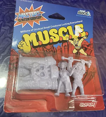 Masters Of The Universe M.U.S.C.L.E. Muscle Variant Figures Nerd Block MOTU 3pc • $14.99