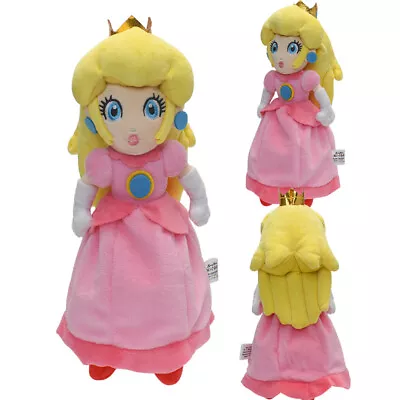 Super Mario Bros Soft Princess Peach Plush Toys 8  Stuffed Doll Xmas Kids Gifts • $13.59