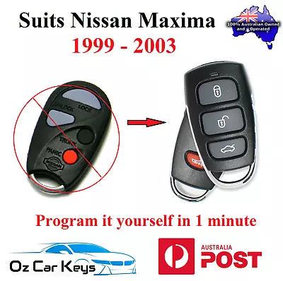 Remote Key Less Fob Suits Nissan Maxima 1999 2000 2001 2002 2003 • $28.29