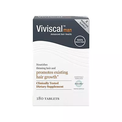 Viviscal Men's Hair Growth Supplements For Thicker Fuller Hair Clinically Pr... • $155.09