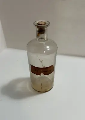 Vintage WTCO USA Apothecary Glass Jar Oil Of Wintergreen • $18