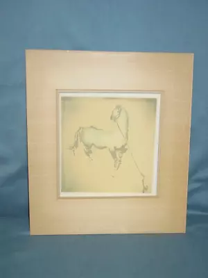 Vintage Kaiko Moti Lithograph Aquatint Indian Artist Horse • $29.95