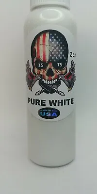  Professional Tattoo Ink Pure White 2 Ounce By I.S.T.S. Not Skin Candy Or Moms • $17.99